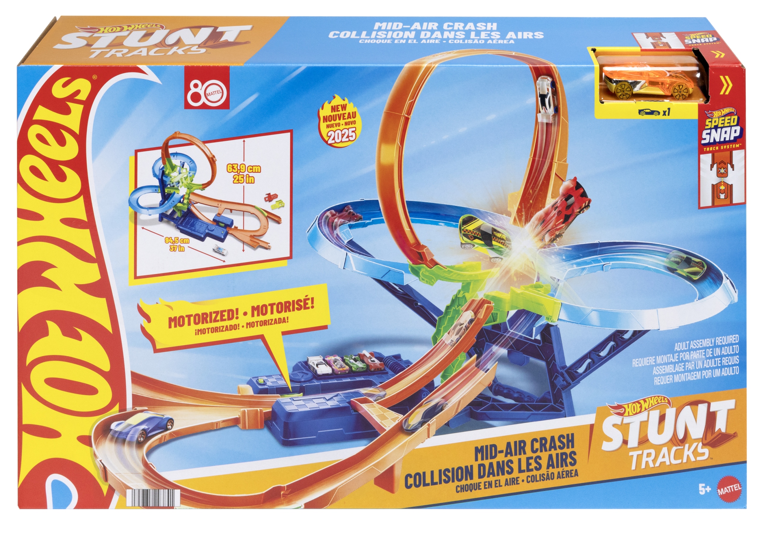 Dráha Hot Wheels Stunt Trunks Air Crash JFD12
